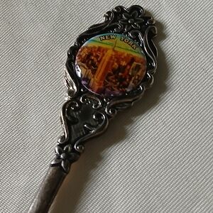 Vintage New York Cityscape Souvenir Spoon